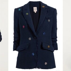 Cinq A Sept
Khloe Ditsy Floral Boucle Blazer size 12